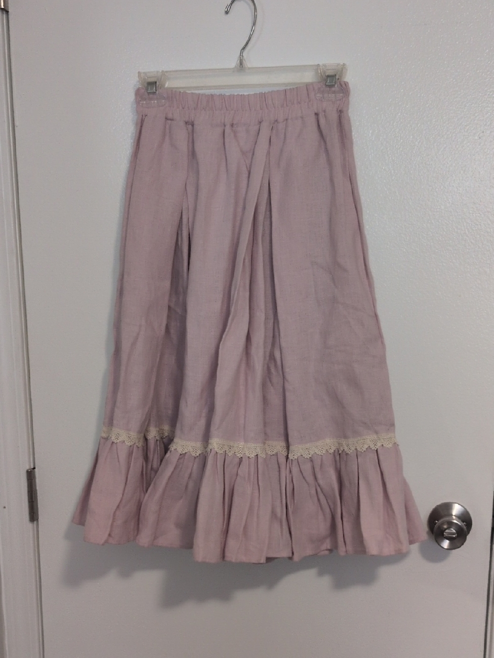 NWT Loud Bodies Linen Midi Skirt